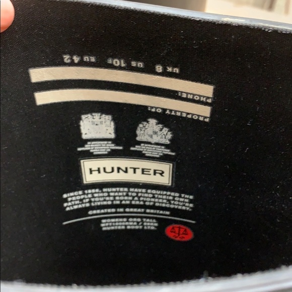 Hunter tall rain boots - Picture 3 of 4